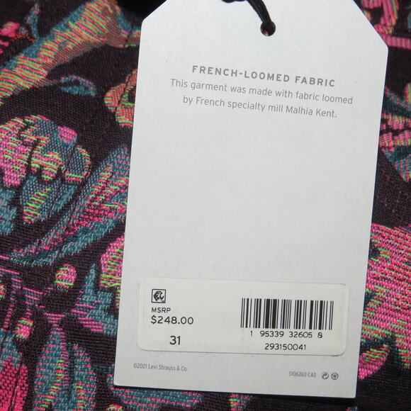 Levi’s Made & Crafted Safari Tapestry Barrel High Rise Pants - Picture 10 of 15